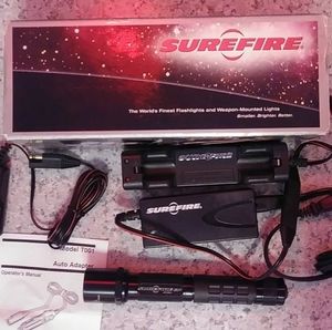 Surefire 6p extended torch rechargeable flashlight USGI LEO military Police